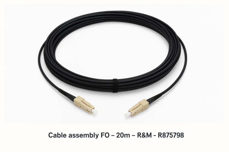 Cable assembly FO - 20m - R&M - R875798