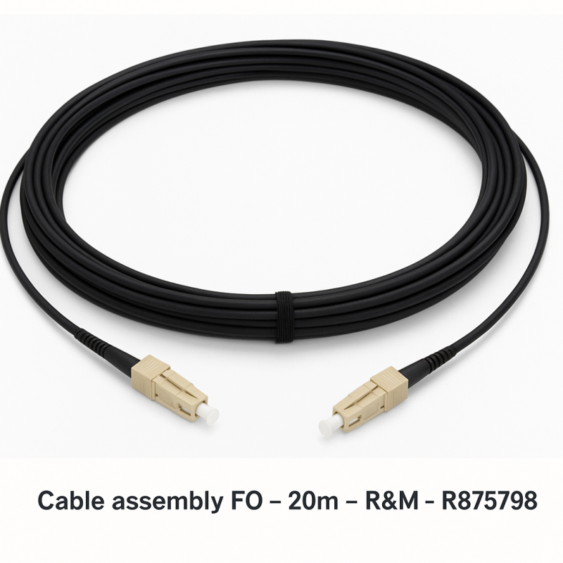 Cable assembly FO - 20m - R&M - R875798